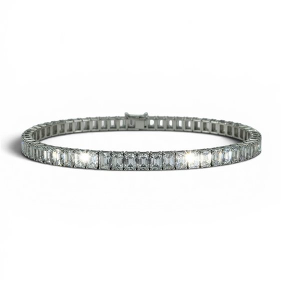 Pulsera Casciola Gioielli Mujer TENNIS in Oro blanco Diamante 15.60 Ct BRTENSM0603 - BRTENSM0603